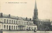 76 Seine Maritime / CPA FRANCE 76 "Sotteville les Rouen, mairie et église"