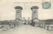 18 Cher / CPA FRANCE 18 "Le Guetin, pont suspendu"