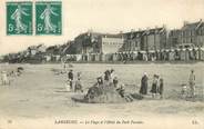 14 Calvado / CPA FRANCE 14  "Langrune, la plage et l'hôtel du petit Paradis"