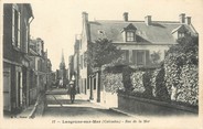 14 Calvado / CPA FRANCE 14  "Langrune sur Mer,  rue de la Mer"