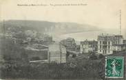 76 Seine Maritime / CPA FRANCE 76 "Pourville sur Mer, vue générale prise des falaises de Dieppe"