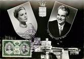 France CPSM MONACO Le Prince Rainier III et la princesse Grace Kelly