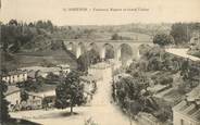 24 Dordogne / CPA FRANCE 24 "Nontron, faubourg Magnac et Grand Viaduc"