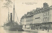 76 Seine Maritime / CPA FRANCE 76 "Saint Valéry en Caux, le quai d'Amont"