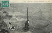 76 Seine Maritime / CPA FRANCE 76 "Etretat, pêche d'Eperlans"