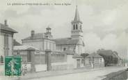 78 Yveline / CPA FRANCE 78 "La Queue les Yvelines, mairie et église"