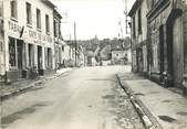 60 Oise / CPSM FRANCE 60 "Cires Les Melloi, rue de la Ville, café de la gare"