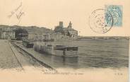 30 Gard / CPA FRANCE 30 "Pont Saint Esprit, le port"