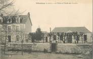 37 Indre Et Loire / CPA FRANCE 37 "Villedômer, la mairie et l'école des garçons"