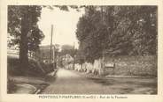 95 Val D'oise / CPA FRANCE 95 "Montsoult Maffliers, rue de la Fontaine"