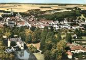 77 Seine Et Marne / CPSM FRANCE 77 "Lorrez Le Bocage, vue générale aérienne et le château"