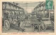 71 SaÔne Et Loire / CPA FRANCE 71 "Le Creusot, usines Schneider, Atelier d'Artillerie"