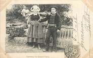 29 Finistere / CPA FRANCE 29 "Costumes de Beuzec Concq" / FOLKLORE