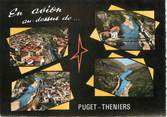 06 Alpe Maritime / CPSM FRANCE 06 "Puget Theniers, vue aérienne"