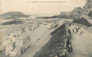 35 Ille Et Vilaine / CPA FRANCE 35 "Saint Malo, la plage de bon secours et le grand Bé" / PRECURSEUR, avant 1900 