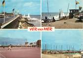 14 Calvado / CPSM FRANCE 14 "Ver sur Mer, la plage, les régates, le tennis"