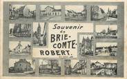 77 Seine Et Marne / CPA FRANCE 77 "Souvenir de Brie Comte Robert"