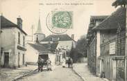 77 Seine Et Marne / CPA FRANCE 77 "Bourron Marlotte, rue Mürger et le clocher"