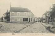 77 Seine Et Marne / CPA FRANCE 77 "Bourron Marlotte, carrefour de la rue de l'église"