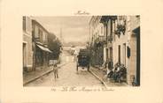 77 Seine Et Marne / CPA FRANCE 77 "Bourron Marlotte, la rue Murger et le clocher"