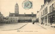 77 Seine Et Marne / CPA FRANCE 77 "Chateau Landon, la place"