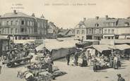 76 Seine Maritime / CPA FRANCE 76 "Goderville, la place du marché"