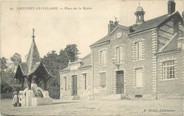 76 Seine Maritime / CPA FRANCE 76 "Gruchet Le Valasse, place la Mairie"