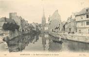 76 Seine Maritime / CPA FRANCE 76 "Harfleur, les bords de la Lézarde et le rocher"