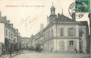 77 Seine Et Marne /  CPA FRANCE 77 "Monterau, la poste et la grande rue"