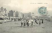 62 Pa De Calai / CPA FRANCE 62 "Wimereux, la plage"