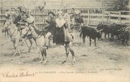 13 Bouch Du Rhone / CPA FRANCE 13 "En Camargue, une Ferrade, gardiens de taureaux"