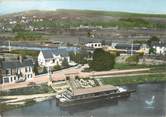 18 Cher / CPSM FRANCE 18 "Saint Satur, le bateau restaurant Saint Roch" / PENICHE