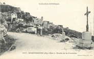 06 Alpe Maritime CPA FRANCE 06 "Roquebrune, route de la Corniche"