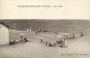 14 Calvado / CPA FRANCE 14 "Franceville Plage, la plage"