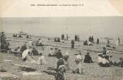 76 Seine Maritime / CPA FRANCE 76 'Veules Les Roses, la plage du casino "