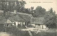 14 Calvado / CPA FRANCE 14 "Saint Aubin sur Mer, habitation de pêcheurs"