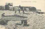 14 Calvado / CPA FRANCE 14 "Saint Aubin sur Mer,  la plage "