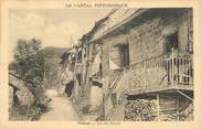 15 Cantal / CPA FRANCE 15 "Thiezac, rue des Balcons"