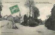 22 Cote D'armor CPA FRANCE 22 "Mur de Bretagne, arrivée par la route de Pontivy"