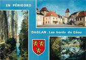 24 Dordogne CPSM FRANCE 24 "Daglan, la place"