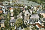 24 Dordogne / CPSM FRANCE 24 "Saint Geniès, l'église et le château"