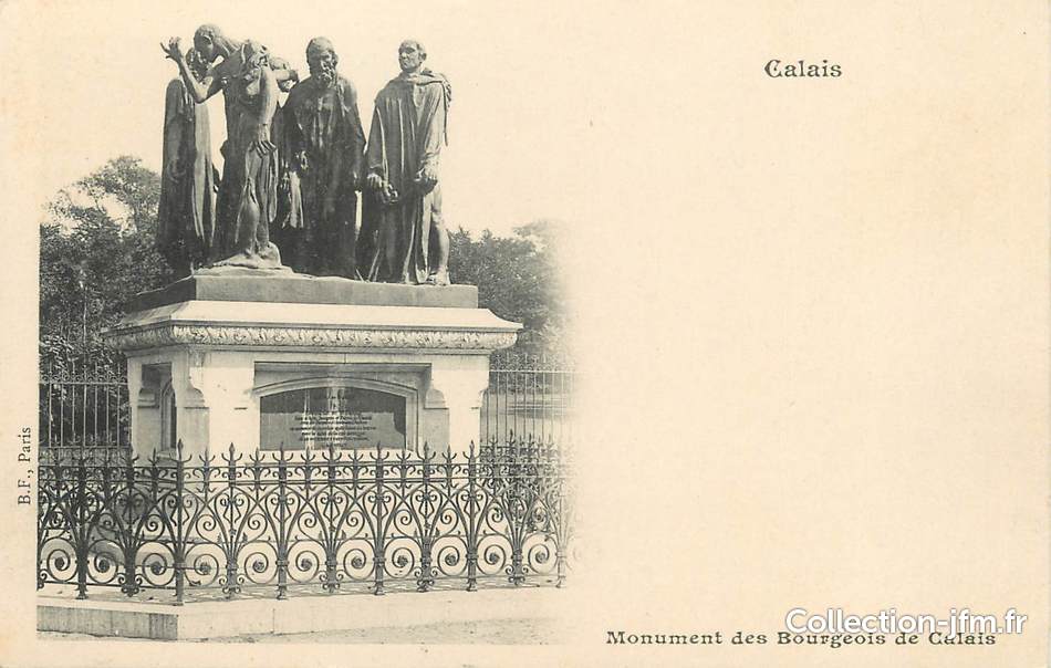 62 MONUMENT DES BOURGEOIS CPA CALAIS 