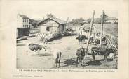 61 Orne / CPA FRANCE 61 "Le Mesle sur Sarthe, la gare, embarquement des bestiaux"