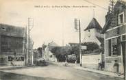 78 Yveline / CPA FRANCE 78 "Vert, la place et l'église, route de Mantes"