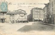 38 Isere / CPA FRANCE 38 "Bourgoin, la place Saint Michel"