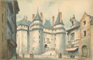 37 Indre Et Loire / CPA FRANCE 37 "Langeaix, le château" / BARRE DAYEZ