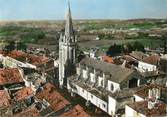 33 Gironde / CPSM FRANCE 33 "Monségur, église Saint Pierre"