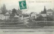 77 Seine Et Marne / CPA FRANCE 77 "Trilport, bords de la Marne et rue du bac"