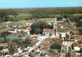 33 Gironde / CPSM FRANCE 33 "Uzeste, vue générale aérienne"