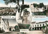 34 Herault / CPSM FRANCE 34 "Souvenir de Montagnac"